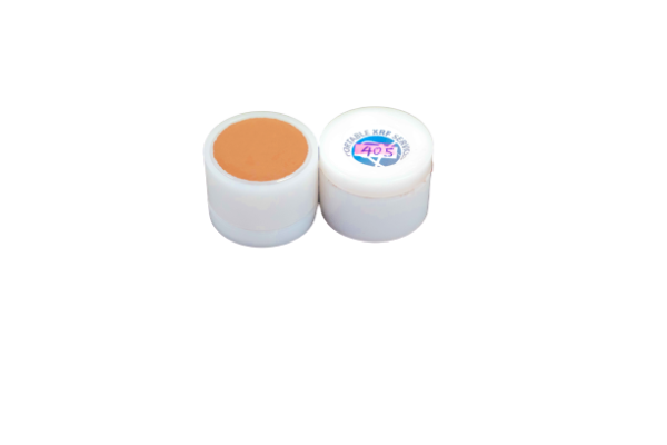 Top and bottom view of a sample cup.