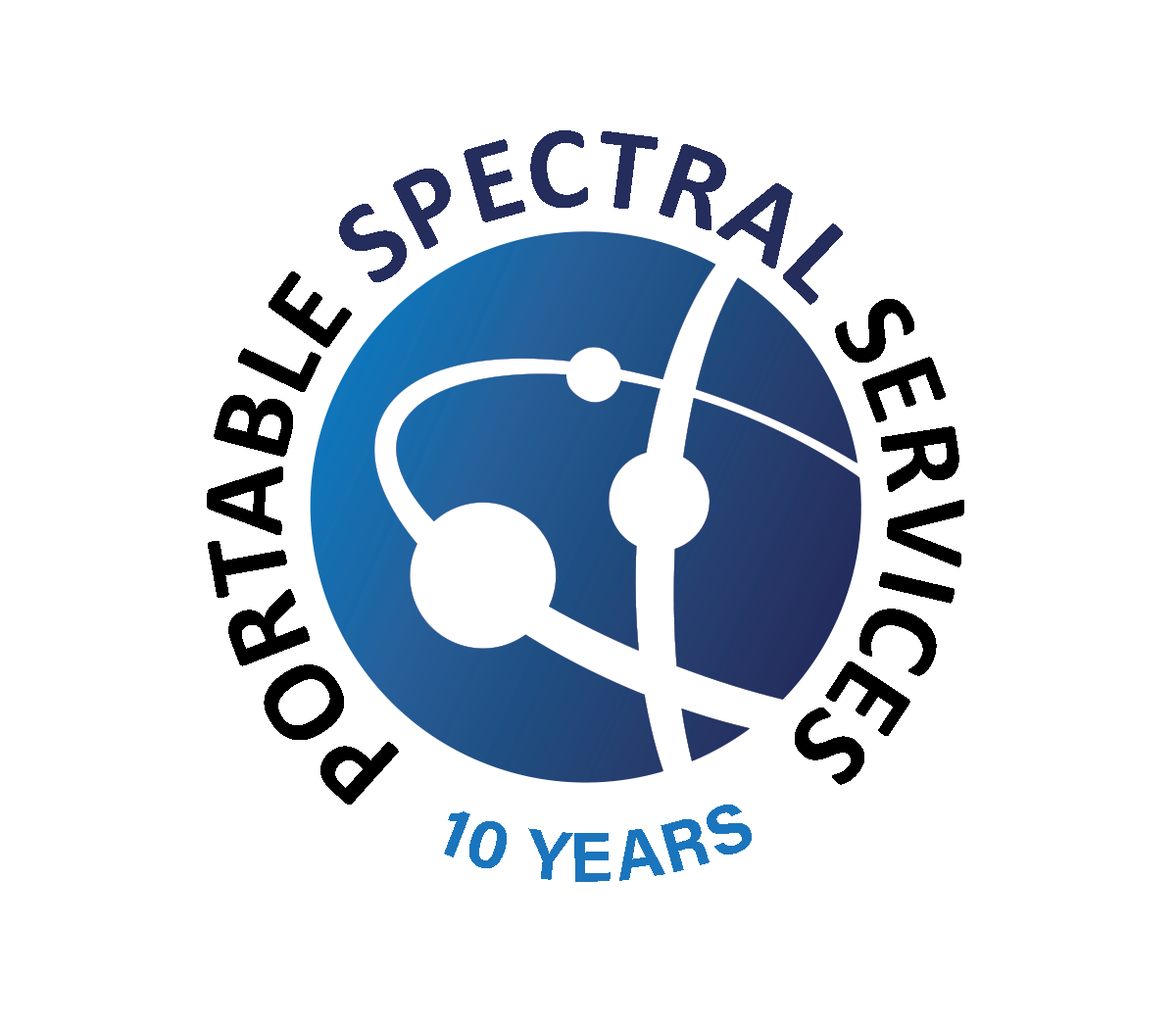 Portable Spectral Services 10 year logo